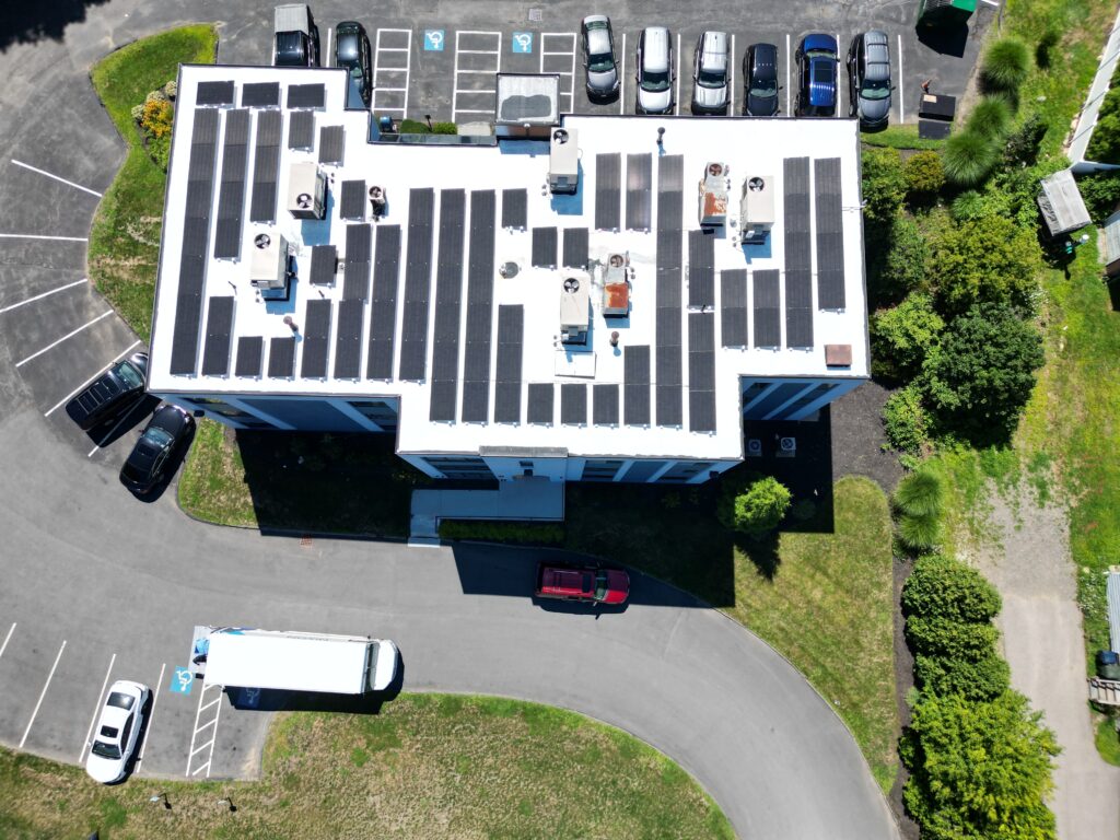 Fazza Medical Center Solar Aerial 02 by Alexa Energy Power Solutions